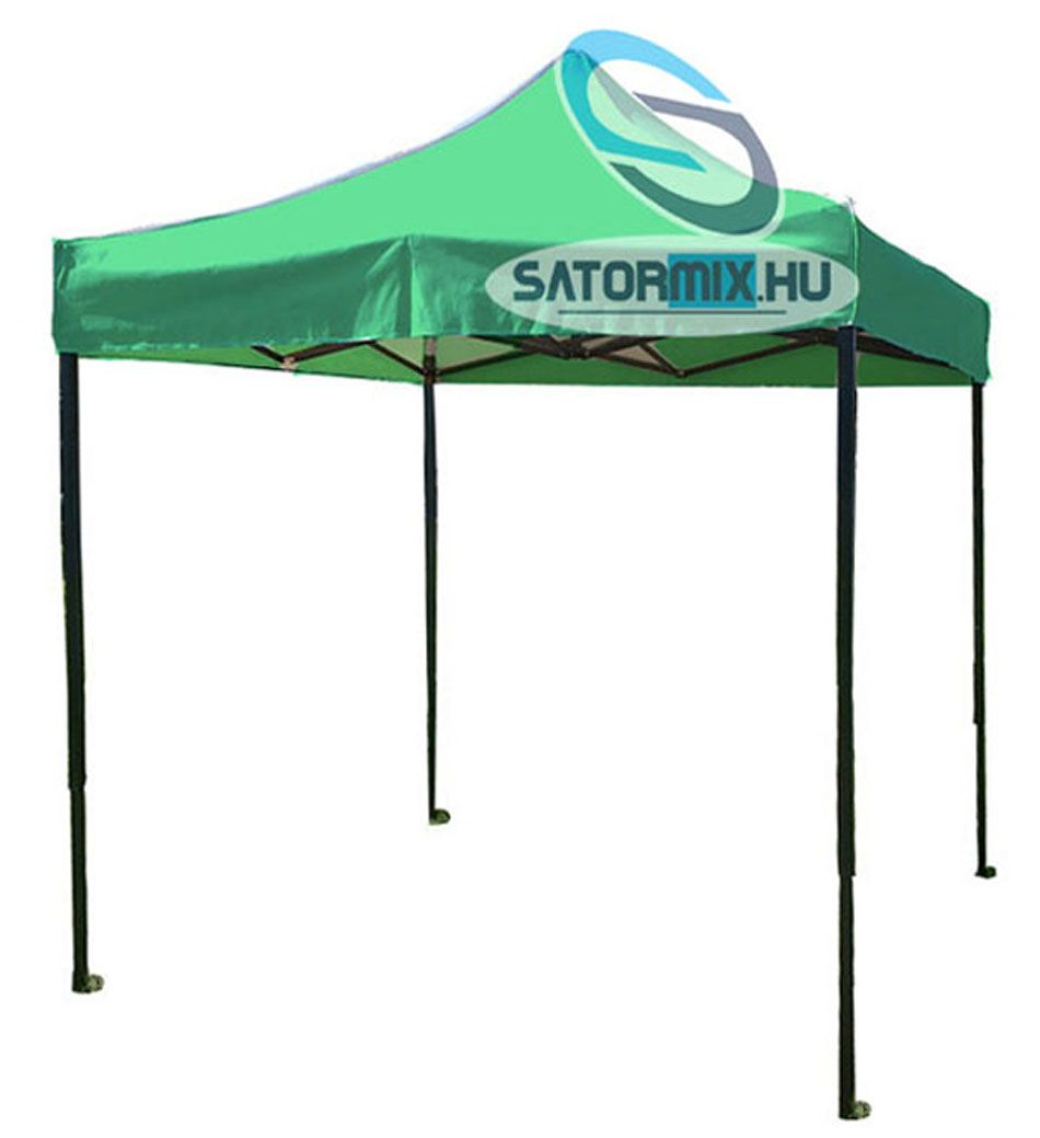  2x2 m Party sátor Zöld  -18 kg - normál vázzal 